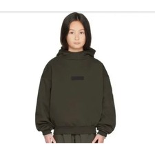 Essentials Fear Of God Kids Crop Hoodie - Size 10