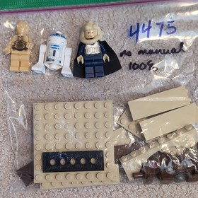 Lego Star Wars Jabba's Palace 3x SETS: 4475, 4476, 4480 Used Yellow Luke & Leia