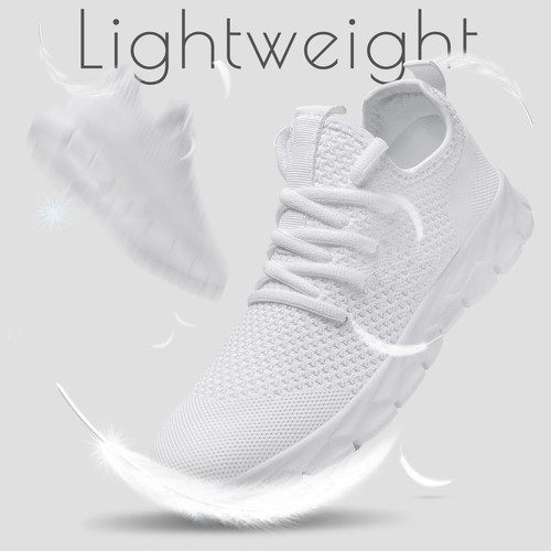 Mens Sneakers Running Tennis Gym Walking Sports Casual Lightweight Breathable... - Picture 2 of 7