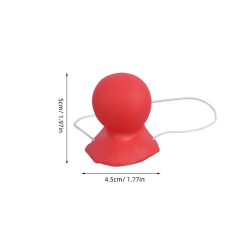 4 Stück/Pack Gummi Hupende Clown Nase für Halloween Maskerade Karneval - Bild 2 von 12