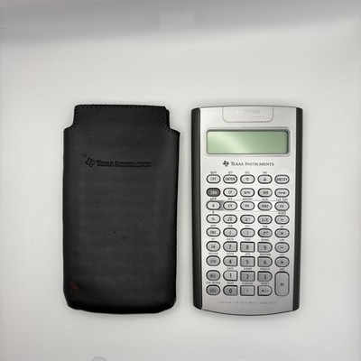 Texas Instruments BA II Plus Professional Calculator With Case Tested Works