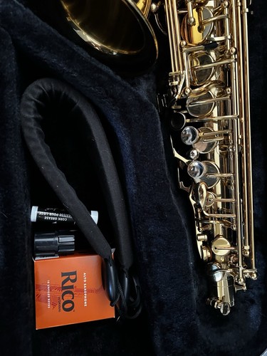 Gemeinhardt Saxophone. Slightly Used. Comes With Reeds, Cork Oil, Strap And Case - Picture 3 of 4