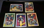 Marvel Comic Book Card Lot Of 5 Vintage 90s Ghost Rider Rookie Rare Out Of Print