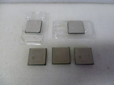LOT OF 5 AMD CPU ATHLON II / 64X2 / PHENOM / A10-7800 SERIES DESKTOP