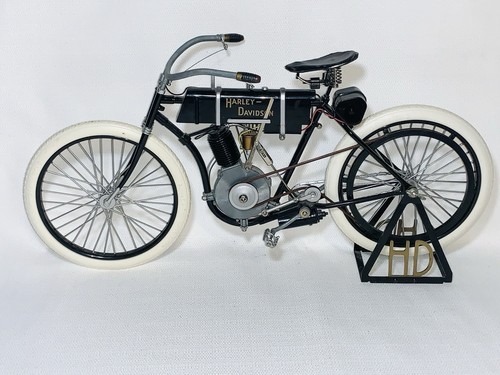 Vintage Harley-Davidson 1903-1904 Motorrad XONEX Limited Edition 1:6 Modell Replica - Bild 18 von 18