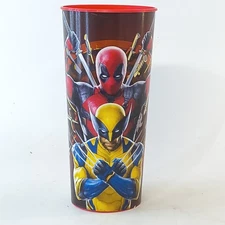 Deadpool Wolverine Drinking Cup From Cinemark Theaters 44oz New Unused Marvel 