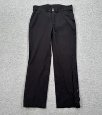 J Lindeberg Golf Rain Pants Mens Medium Black Swing 2.5-Ply Waterproof Outdoor