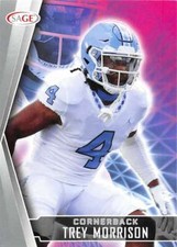 TREY MORRISON RC 2022 Sage Low Series Silver #57 ROOKIE NFL  ID:30351
