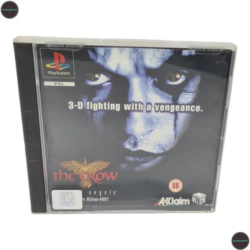 The Crow City of Angels Sony Playstation 1 PS1 PSX Spiel PAL 1996 CIB USK18