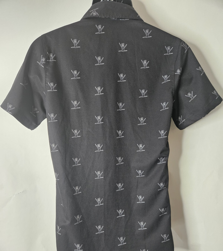 Camicia Shred Till You're Dead Camp nuova taglia small nera - Foto 4 di 8