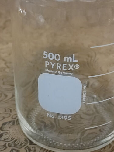 READ Pyrex 500mL Glass Storage Media Bottle W/GL45 Screw Cap & Drip Ring #40 ฃ - Picture 2 of 21