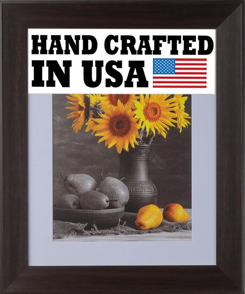 Marco de fotos marrón 2-1/2" 11x14 12x18 16x20 24x36 30x40 36x36+ 631-II-0048 Foto 2 de 4