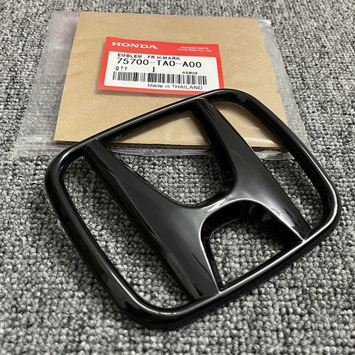 Front Grille Black Emblem Fits HONDA 05-16 Accord 15-17 FiT 05-11 CRV 15-18 HRV - Picture 2 of 6