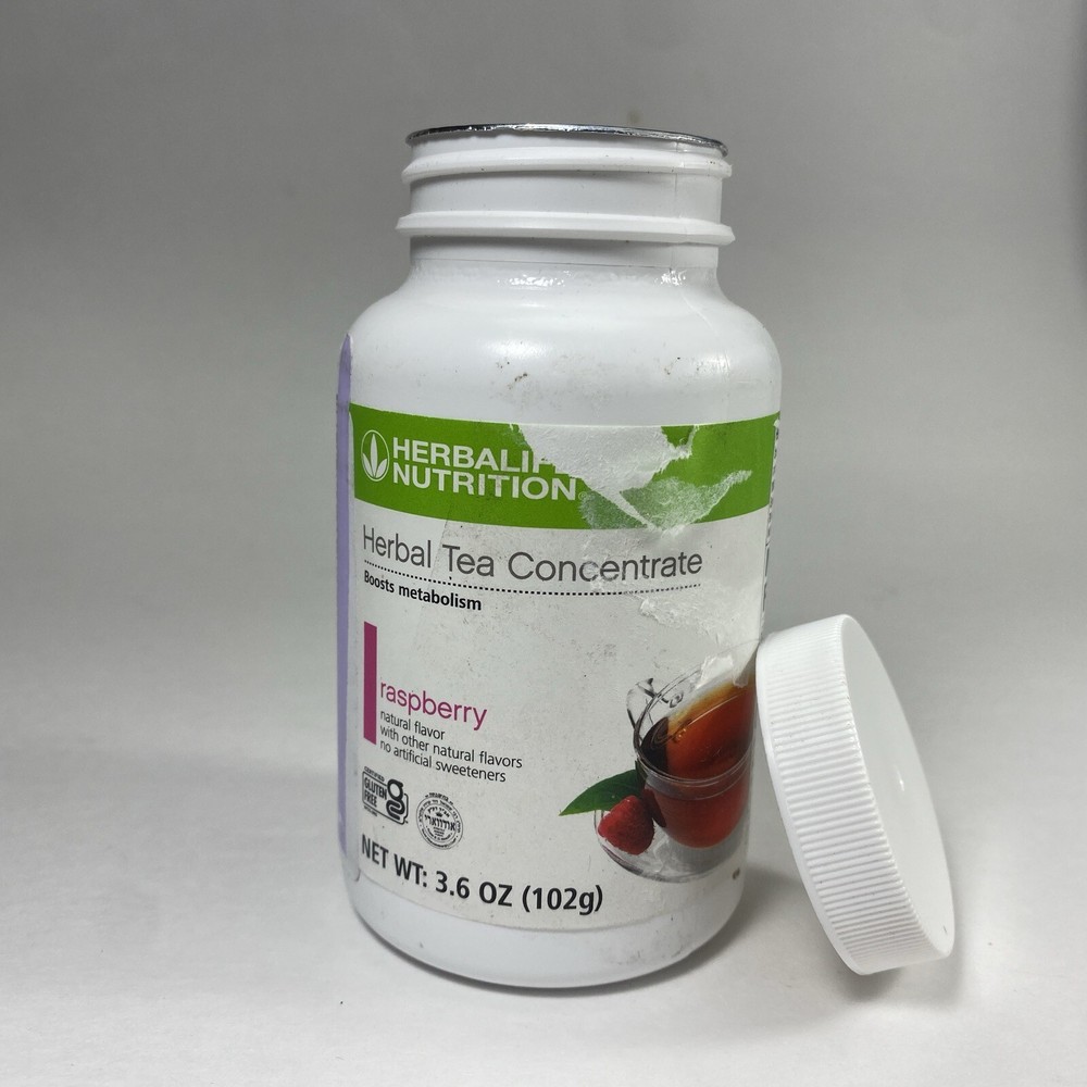 Herbal Tea Concentrate 3.6oz. Rasberry Flavor STICKER DAMAGED EX 3/26