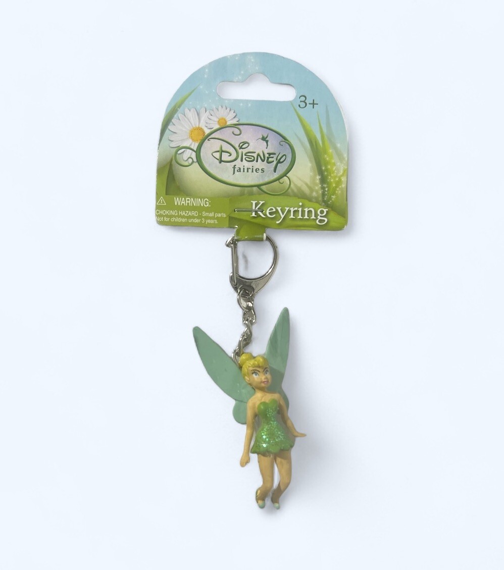 TINKER-BELLE PVC Figural Keyring Princess Key Chain Ring Disney Character