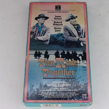 Two Rode Together (VHS 1987) James Stuart Richard Widmark Shirley Jones Western
