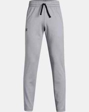 UNDER ARMOUR COLDGEAR POLY FLEECE PANTS GRAY BOYS ACTIVEWEAR NEW YOUTH XS 7