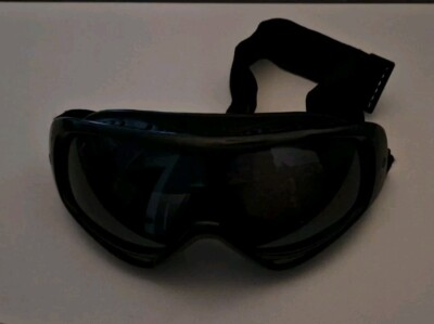 Skibrille Snowboard Zubehör Wintersport Herren Damen Kinder Unisex Schwarz Used
