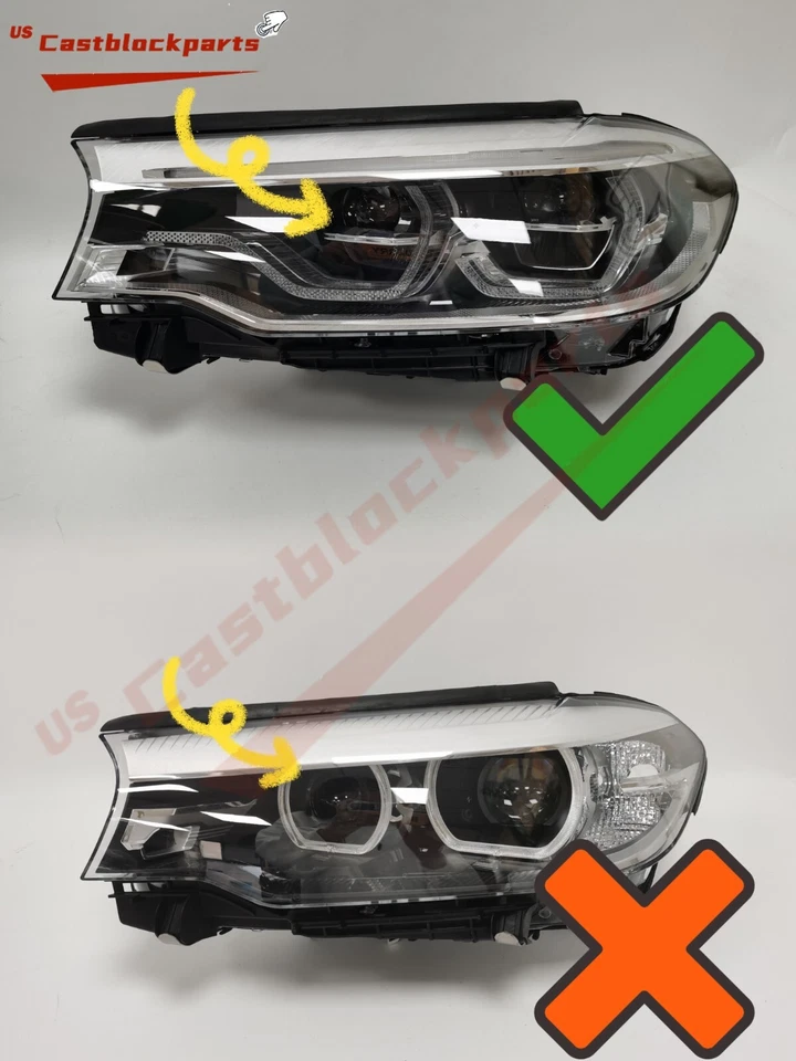 Faro LED Adaptativo Izquierdo 17 18 19 20 BMW Serie 5 530i 540 F90 M5 G30 G31 OEM Foto 4 de 4