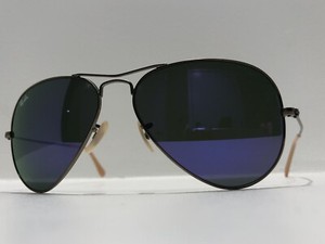 Ray Ban Rb3025 Aviator Large Metal Gold Mirrored Purple 58 14 167 1m Italy Ebay