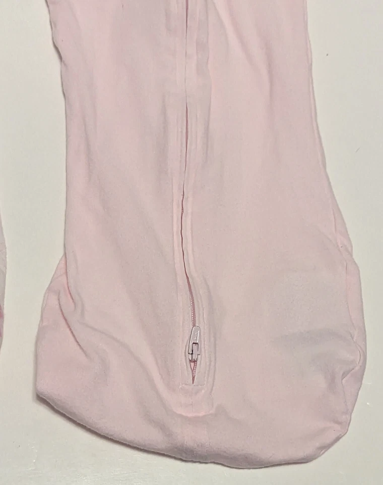 Aden & Anias 0-3 Meses Par Saco de Dormir Bolsa Algodón 5-12lbs Rosa Estrella Cremallera 2 Vías Foto 2 de 4