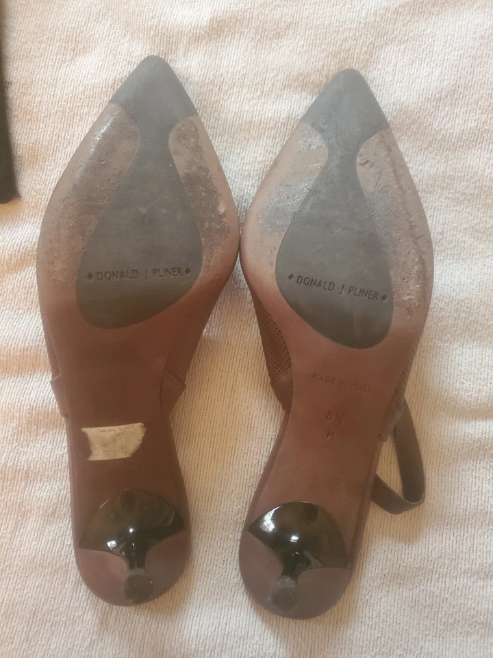 Zapatos Donald J. Pilner de segunda mano marrón talla 8,5 con bolsa original Foto 4 de 4