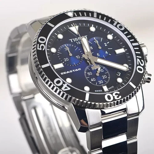 NEU Blau Tissot T-Sport Seastar 1000 T120.417.11.041.01 Herrenuhr DE       - Bild 4 von 7