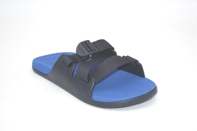Chaco Men\'s Chillos Slides Slip On‎ Sandals Rubber Blue Red Black Size 9 Amazon.com | Chaco Men main image 4