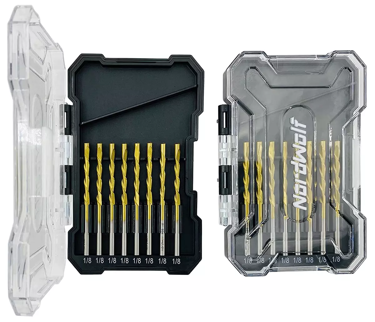 16 Piece HSS Titanium Nitride Drywall Cut Out Bit Set 1 8