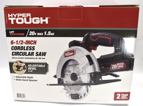Hyper Tough 20 V 6 1/2" Cordless Circular Saw Battery & Charger NEW | eBay