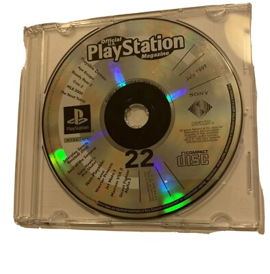 Sony Playstation Official Us Magazine Pc Game Used E2
