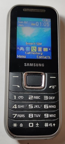 Samsung GT-E1230 Black / Silver (EE) Mobile Phone Keypad With Box #701B - 第 2/5 張圖片