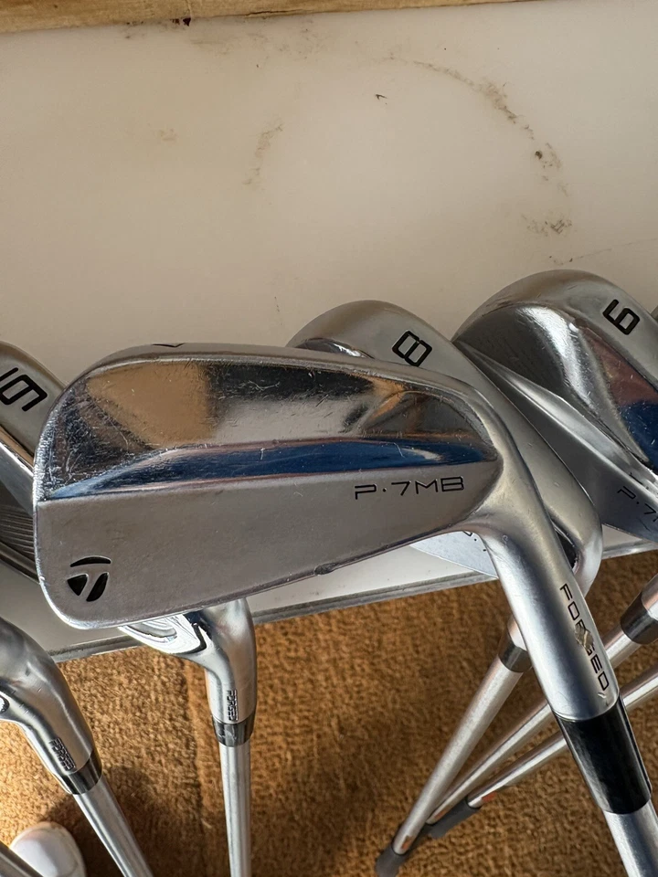 Beautiful Rare TaylorMade Tour Issue MbCB Combos Extra Stiff Kbs C Taper 130 3 P - Image 3 of 4