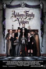 ADDAMS FAMILY VALUES (1993) ORIGINAL MOVIE POSTER  -  ROLLED