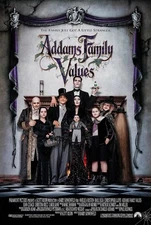 ADDAMS FAMILY VALUES (1993) ORIGINAL MOVIE POSTER  -  ROLLED