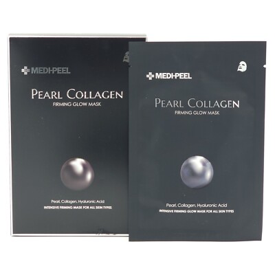 MEDI PEEL Pearl Collagen Firming Glow Mask 25ml x 10pcs Anti Wrinkle K-Beauty