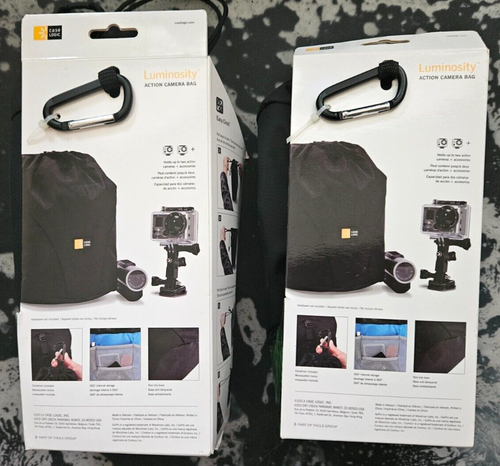 Case Logic Luminosity DSA-101 Action Camera Case (Black) 2 Pack - Picture 2 of 2