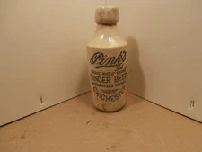 Pinks  "None Nicer Brand "Ginger Beer Stoneware  bottle Chichester, England