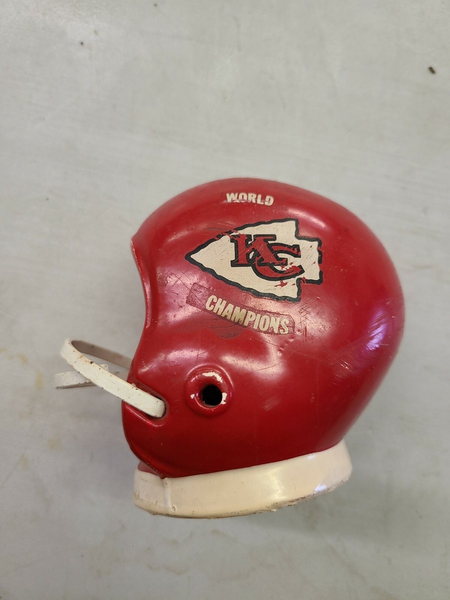 cheifs football helmet piggy bank RARE Vintage Chiefs World Champions Helmet Bank