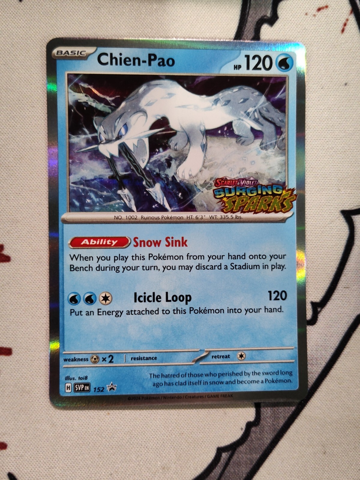 Chien-Pao - 152 - SVP: Scarlet & Violet Promo Card