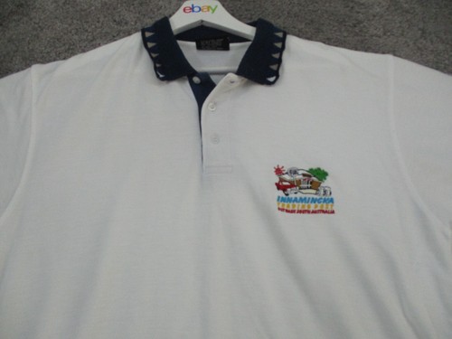 Vintage Innamincka Trading Post Polo Top 2XL XXL Short Sleeve Outback Australia - Bild 2 von 13