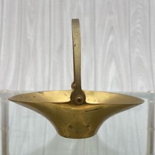 Vintage Brass Trinket Basket