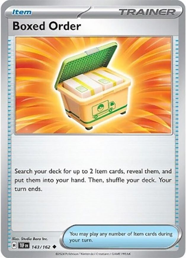 Pokemon Boxed Order (143/224) Temporal Forces LP