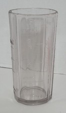 Vintage Dry/Wet Measuring Jar Clear Glass 1 Quart 1 Pound Flour