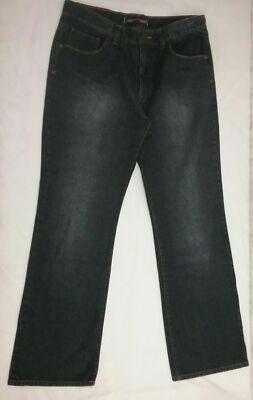 Micros Plus Denim Men's Size 34 Jeans, Straight Cut, 100% Cotton, blue A442