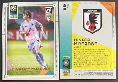 Hinata Miyazawa 2023 Donruss FIFA Women's World Cup Rookie #93 JAPAN