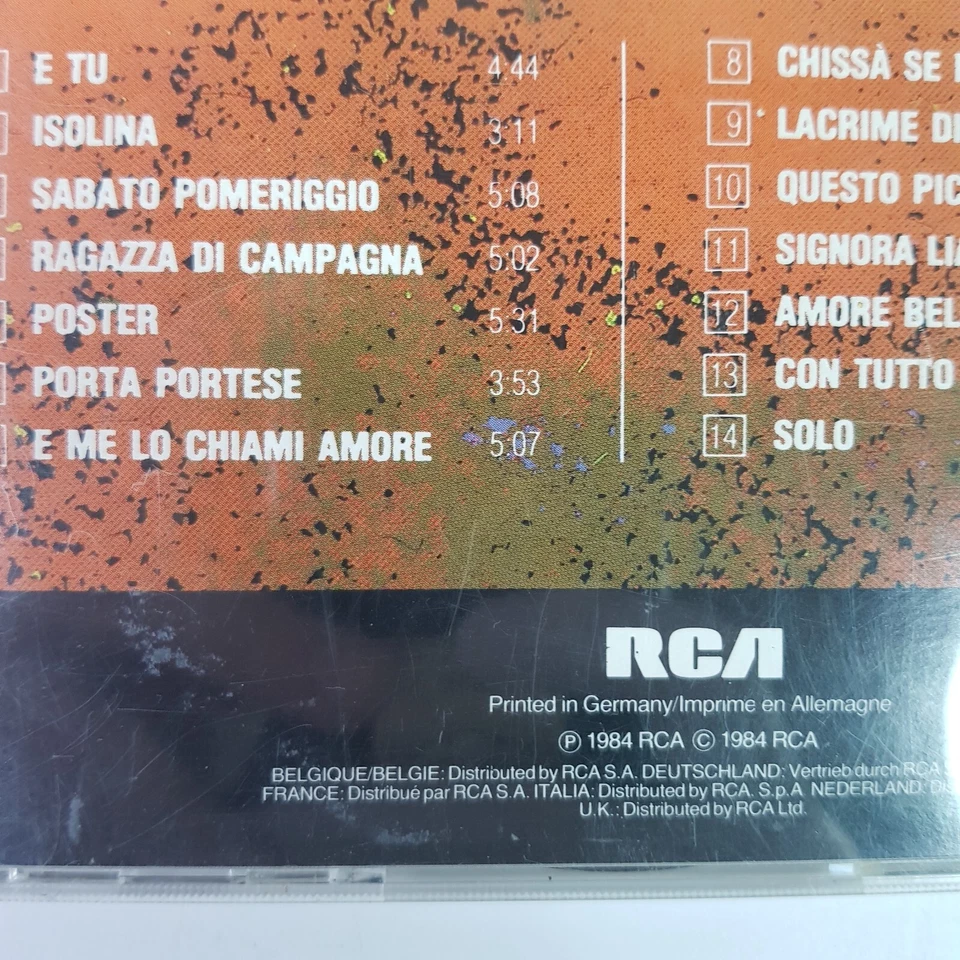 Póster The Best Of Claudio Baglioni E Tu Isolina Porta Portese Solo Signora CD Foto 4 de 4