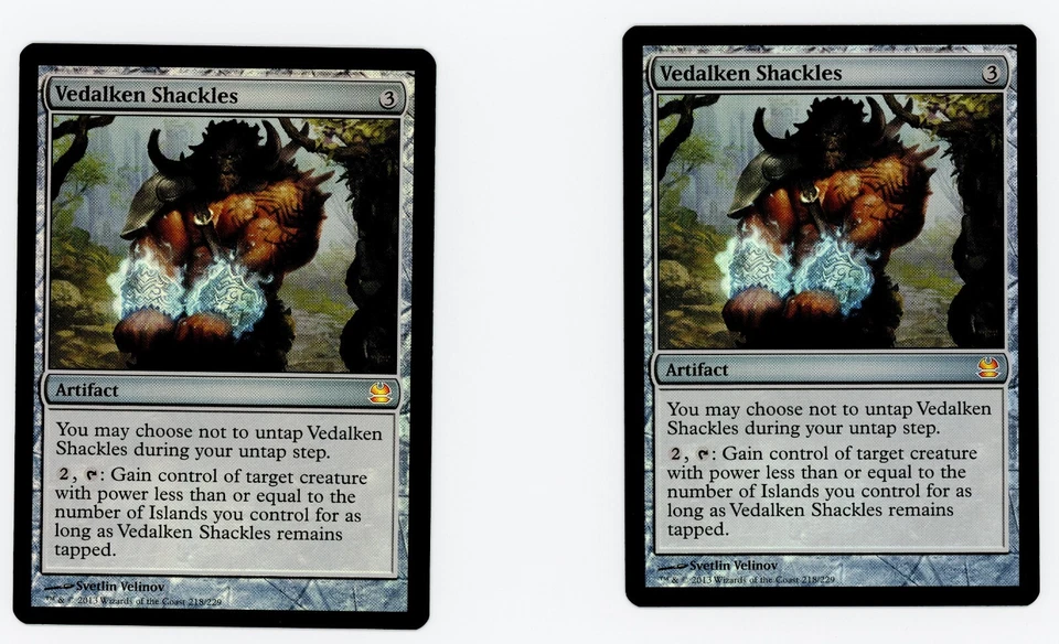 1x Vedalken Shackles #218/229Modern Masters 2013 Magic MTG - NM FOIL - Image 2 of 4