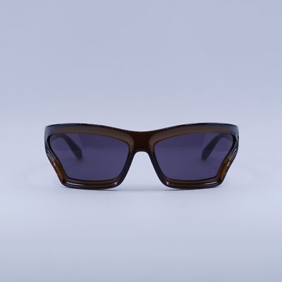 New Loewe LW40143U 47A Shiny Transparent Brown/Grey 70-17 