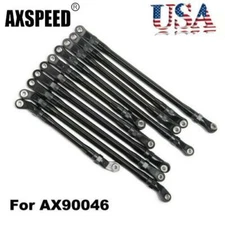 Alloy Complete Rod Link Linkage Set for Axial SCX10 II AX90046 1/10 RC Crawler